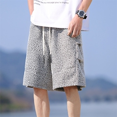 M-8XL夏季宽松大码潮工装短裤五分裤XZ109-K2308-TP35，男装牛仔裤，星座109