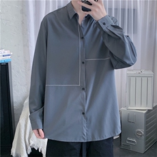 910A-C13秋装新款仙气衬衫情侣中性休闲时尚潮流上衣，男装衬衫，星座910A