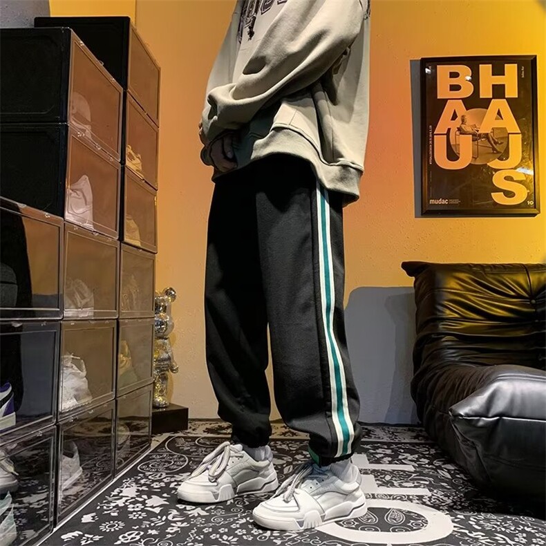男秋季新款港风休闲裤DX97加绒P38常规32,男装休闲裤,星座1116-2