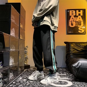 男秋季新款港风休闲裤DX97加绒P38常规32图片