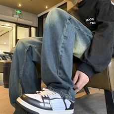 主推差价大现货复古蓝松紧腰牛仔裤-310A-1-GK03-P55限价68，男装牛仔裤，星座310A-1