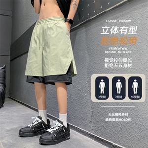 现货 夏季工装短裤男ins潮牌休闲百搭潮流痞帅五分裤D02517-P43图片
