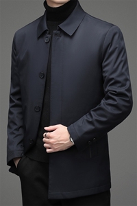 中年男新款冬季休闲爸爸冬装保暖外套羽绒服棉衣MNSA8622-P230图片