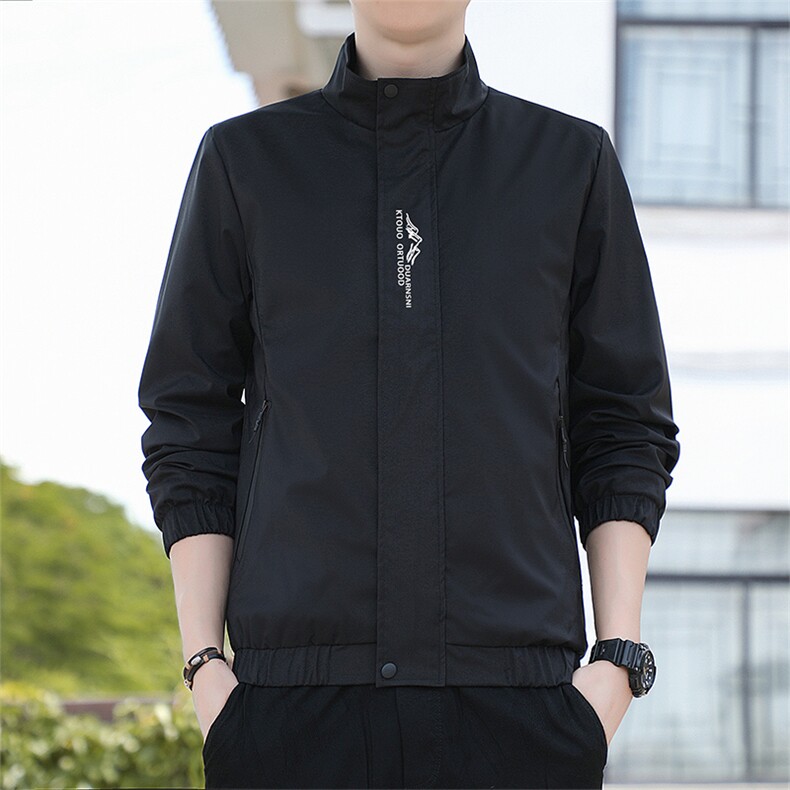 2025春季男士夹克潮流休闲立领印花夹克衫夹克防风外套JK9980-P28,男装夹克,星座1402-1