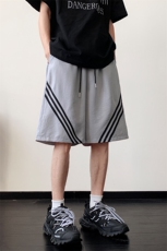 冰丝短裤垂感薄款休闲裤模特红地板图现货C323-1-K621-TP25，男装牛仔裤，电商C323-1