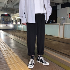 新款2022冰丝裤新款休闲运动九分裤舒适直筒裤1216-特批：20，男装休闲裤，星座718-1