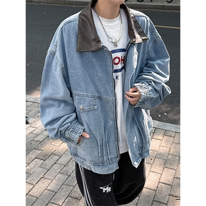 春秋痞帅外套男ins高街潮牌港风日系潮流宽松夹克JK02575-P78图片