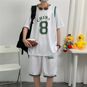 男潮流休闲套装篮球服运动套装F05P35图片