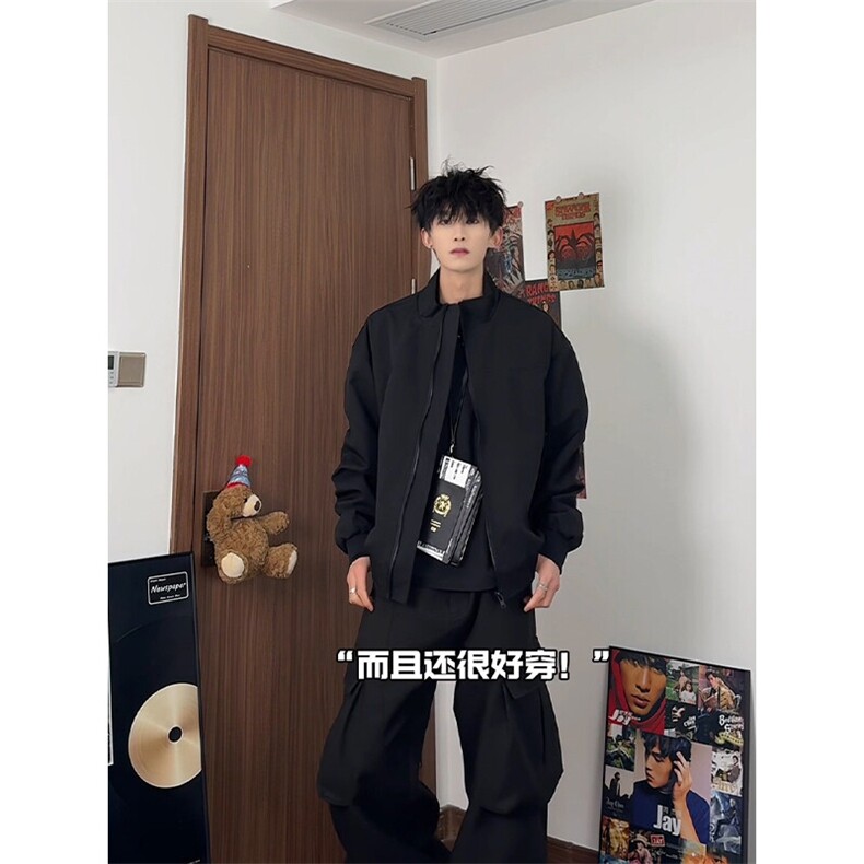 特P52无差价春季新款强防水夹克外套-HJ5773港风自拍,男装夹克,电商A003
