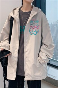 JK04-P45港风连帽夹克春季男潮流大码开衫男休闲外套男,男装夹克,电商B367