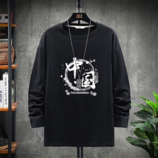 TX3134-P28纯长袖t恤男大码圆领打底衫体恤展架，男装T恤，电商A040A