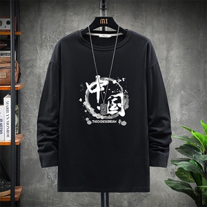 TX3134-P28 纯长袖t恤男大码圆领打底衫体恤 展架图片