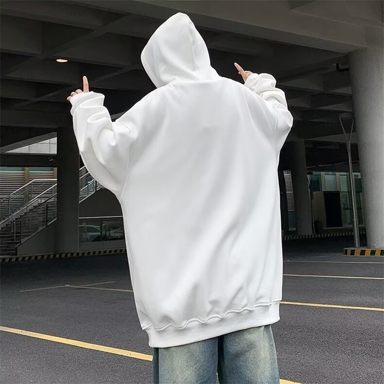 DP5980-P48美式高街十字架卫衣男春秋季宽松机能风穿搭连帽外套,女装短外套,电商C233