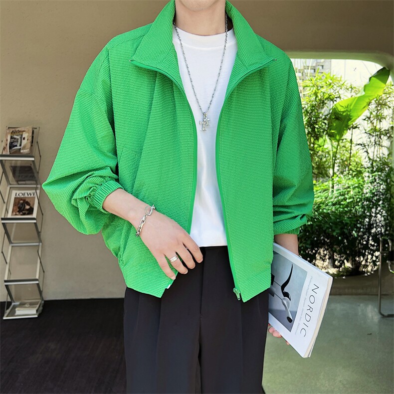 夏季运动外套男超轻薄加肥加大码情侣防晒衣服A236-5018-P85,男装防晒衣,电商A236