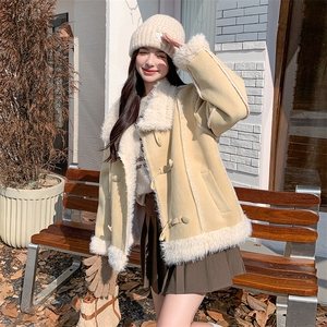 新款现货！冬装皮毛一体羊羔毛外套2C133-8817-P190-K288图片