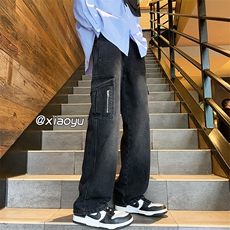 XZ616春季新款大码工装拉链牛仔裤TY502P65控78，男装牛仔裤，星座512A（原616）