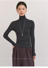 春季新款简约大气舒适半高领打底衫长袖，女装针织衫/毛衣，挚尚羊绒