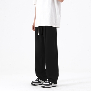 703-K339-P48 高品质包边基础款休闲宽松直筒西装裤图片
