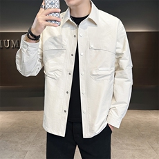 新款开衫翻领纯色精品夹克外套男，男装夹克，星座1206（原A206）