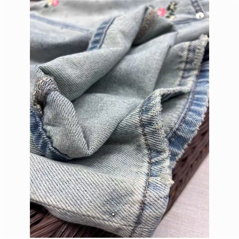 1506/G1800/P53重工刺绣花朵牛仔裤女2025春秋新款宽松直筒复古百,男装牛仔裤,星座1506A