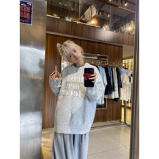 灰色正肩针织毛衣美式显瘦慵懒加厚套头内搭针织衫zzs142P55，男装针织衫/毛衣，电商D256-1(原A064-1)