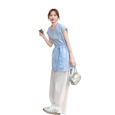2025夏季新款主推款无袖收腰两件套装2323-P145-K218，女装套装/套裙，2C230