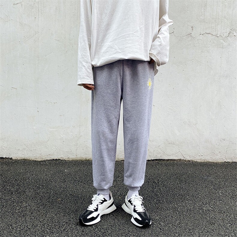 港风休闲裤男韩版潮流宽松束脚裤百搭运动卫裤NK04-P50,男装休闲裤,星座1501