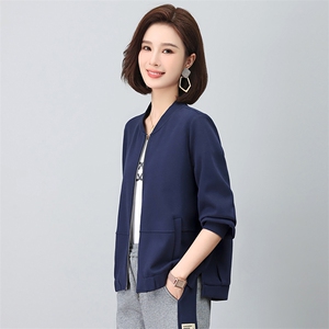 时尚休闲女装短外套 显瘦百搭小开叉上衣图片