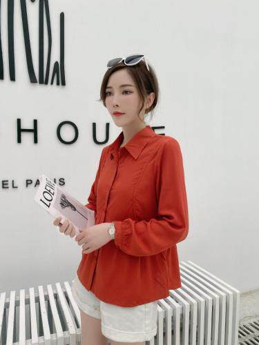 超逸世家4217意法2021新款秋季显瘦轻熟风小衫，其它，超逸世家