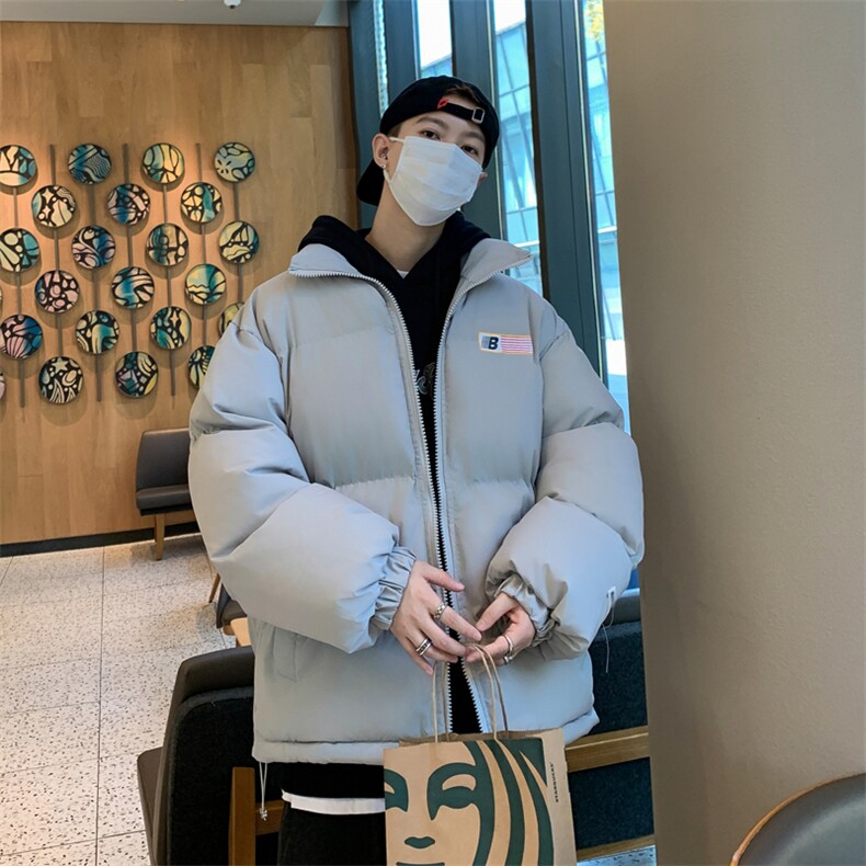 F51-P75美式街头hiphop棉衣外套男士冬季新款立领百搭宽松棉袄,男装棉衣,星座512-6