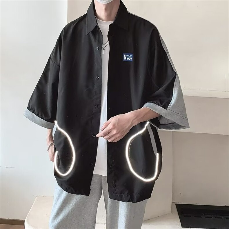夏季款美式cleanfit工字双褶A字西裤男款高级感宽松阔腿休闲长裤,男装西裤,星座506A