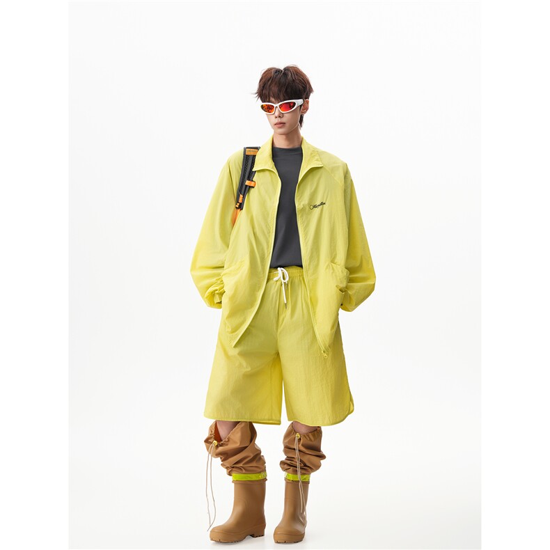 8XL-M特大码冰丝防晒服短裤套装男户外防晒衣运动外套潮TZ102P65，男装牛仔裤，电商D206-1