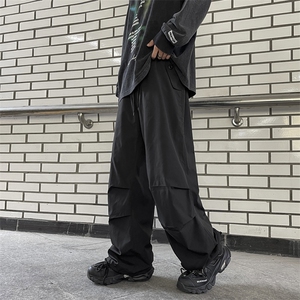 美式vibe复古机能冲锋裤男秋季新款速干休闲工装长裤 K7443-P38图片