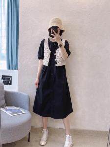 夏季配马甲连衣裙，女装马夹，曼希野