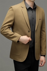 中年男士休闲西装单西春秋新款男装潮流西服商务外套JZ2316-P170，男装西服，星座1105-3
