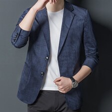 爸爸春装便西服40岁50中年男装外套单件上衣春秋季老爸小西装，男装西服，电商B212（原钱塘6029）