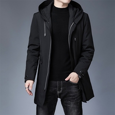冬装新款羽绒服男装中长款保暖潮流休闲中年男士外套WKL9807-P305，男装羽绒服，电商B212（原钱塘6029）