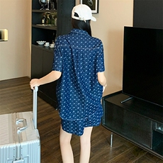 韩版时尚潮流高级感短裤休闲套装新款洋气网红减龄女夏季两件套潮，女装套装/套裙，江南