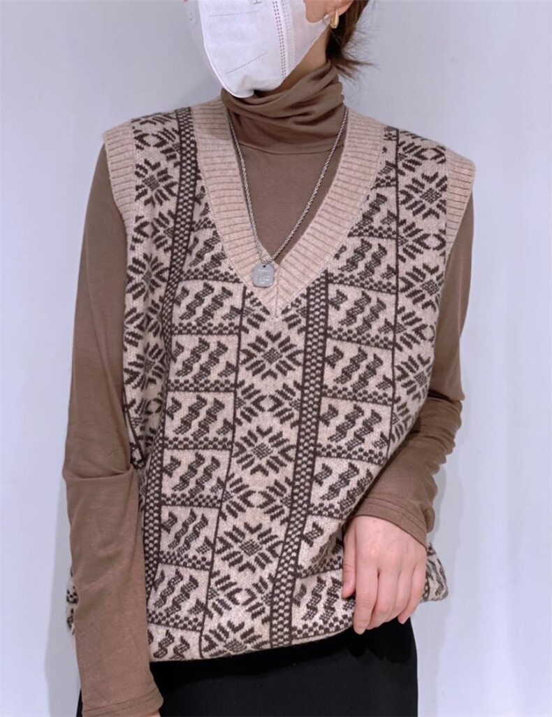针织马甲，女装马甲，驿谷