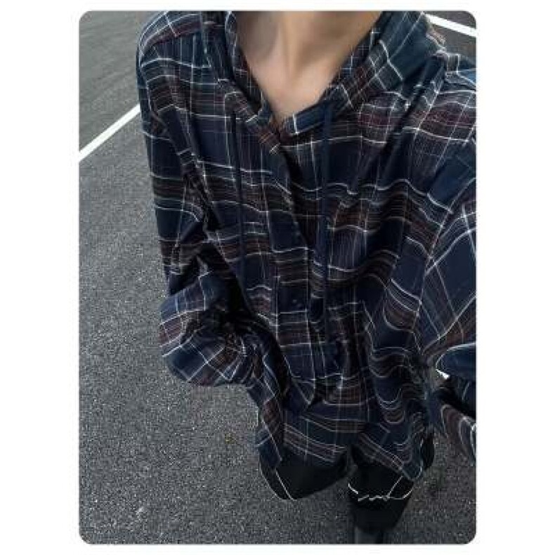 长袖衬衫日系港风宽松男潮流百搭休闲外套513ACS2172P40,男装衬衫,星座513A