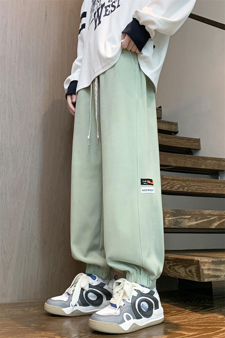 加绒休闲裤束脚裤男长裤KD561-P60,男装卫衣,电商D312-1