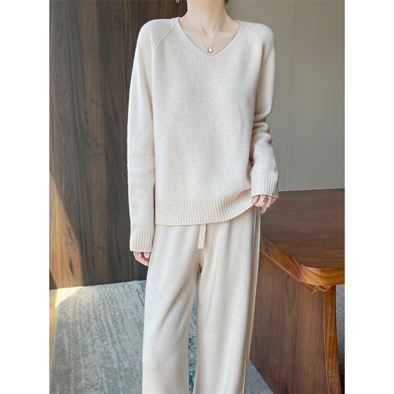 2025年秋季新款百搭V领羊毛衫，女装羊毛衫，隆格羊绒