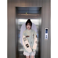 潮春装女款2025年开春新款外套韩系宽松美式复古刺绣夹克棒球服，男装夹克，星座1210-1