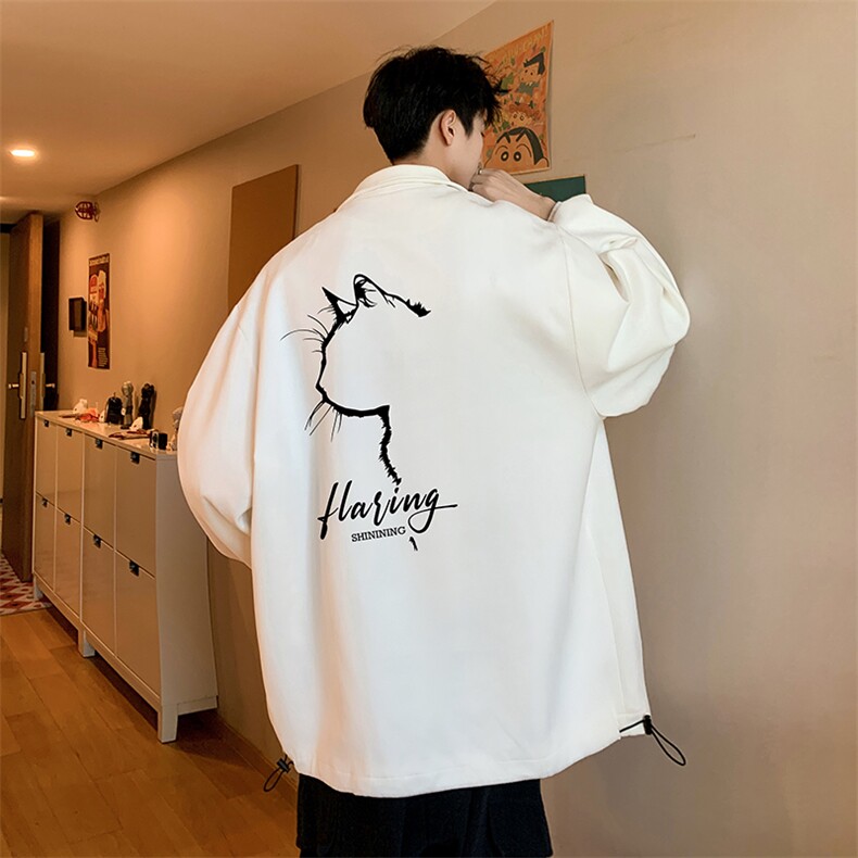 麂皮绒夹克男大码立领褂子外套JK85344-P68加绒款-P78,男装夹克,电商A040