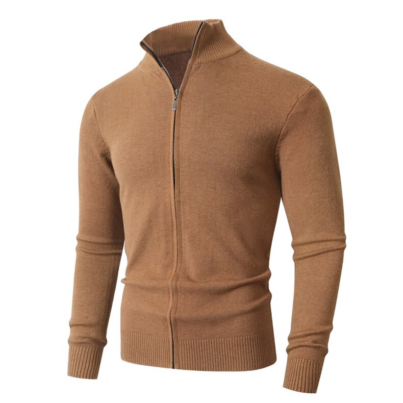 M02-P29男士秋冬休闲时尚全拉链针织外套，女装短外套，星座1215-1