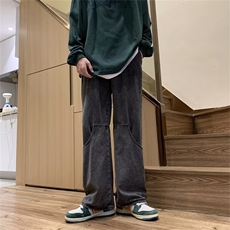 宽松直筒潮流中腰牛仔裤潮青春流行春季男长裤CT303P45，男装牛仔裤，星座1116-2