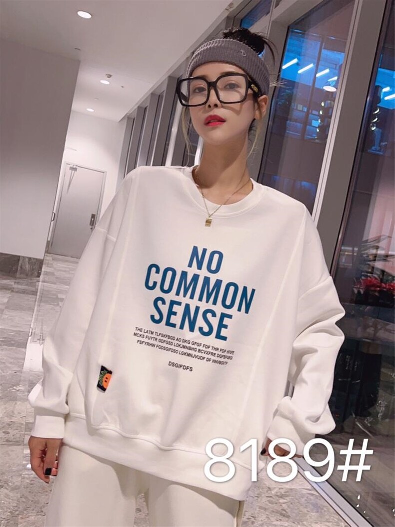 2022新款春款彩色字母卫衣，女装卫衣/绒衫，柏旺阁