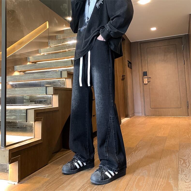 美式复古解构微喇牛仔裤D325K621P50,男装牛仔裤,电商D325