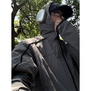 复古防晒衣 5X4022-TP4579 夏季轻薄透气防紫外线情侣皮肤衣图片