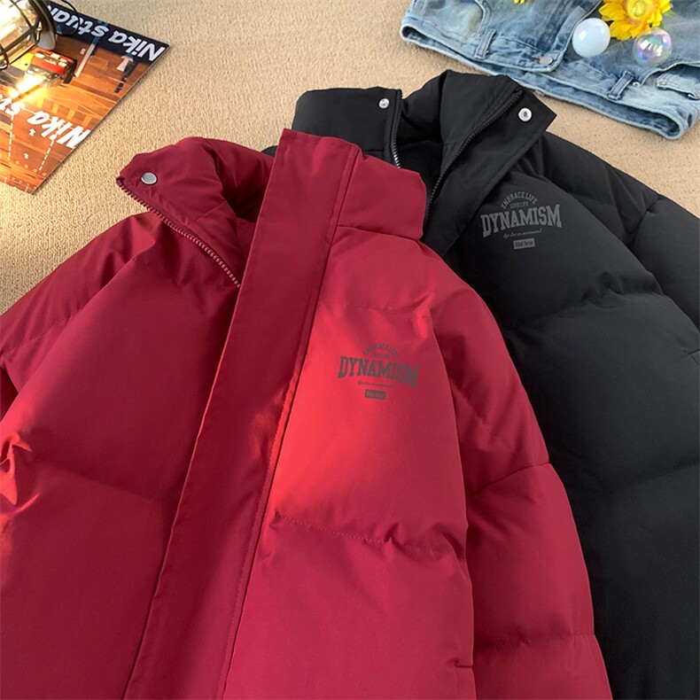 ！2025冬季男士立领棉衣简约印花加厚保暖棉服MY311特P55,男装棉衣,电商B220